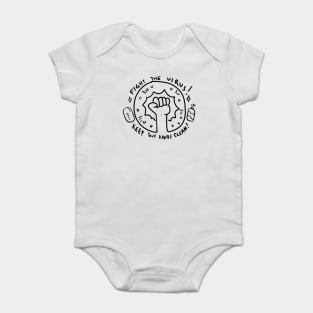 Fight the VIRUS! Baby Bodysuit